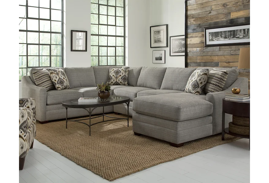 F9 Design Options Customizable 4 Pc Sectional Sofa by Craftmaster at Belfort Furniture