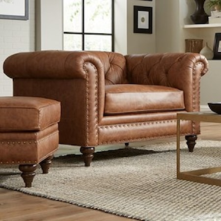 Oversized Chair &amp; Ottoman Set