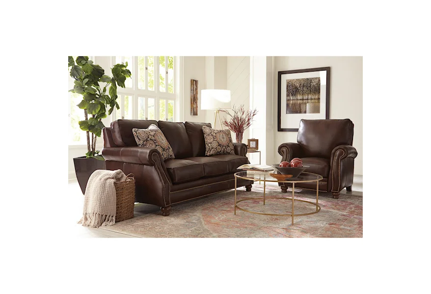 L791050BD Living Room Group by Hickorycraft at Malouf Furniture Co.