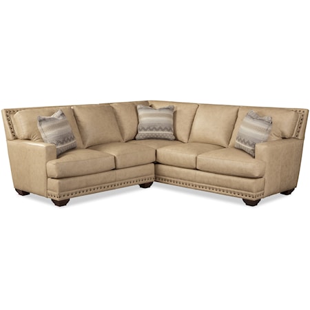 4-Seat Sectional Sofa w/ Pillows