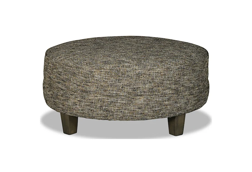 M9 Custom - Design Options Customizable Large Round Cocktail Ottoman by Craftmaster at Belfort Furniture