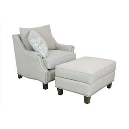 Kingswood Chair and Ottoman