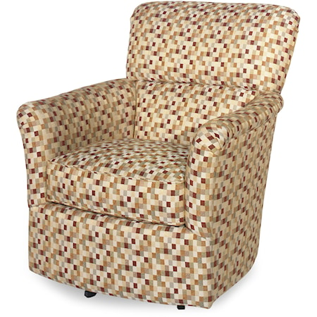 Upholstered Swivel Glider Chair