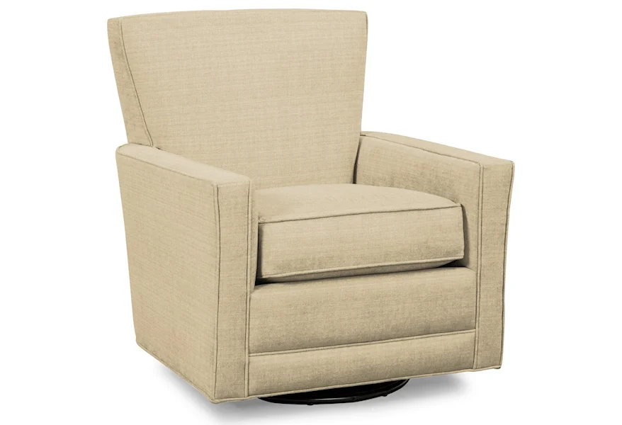 Swivel Chairs Swivel Glider Chair by Hickorycraft at Malouf Furniture Co.