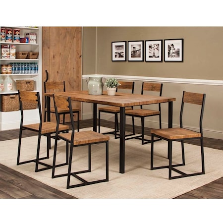 7-Piece Table and Chair Set