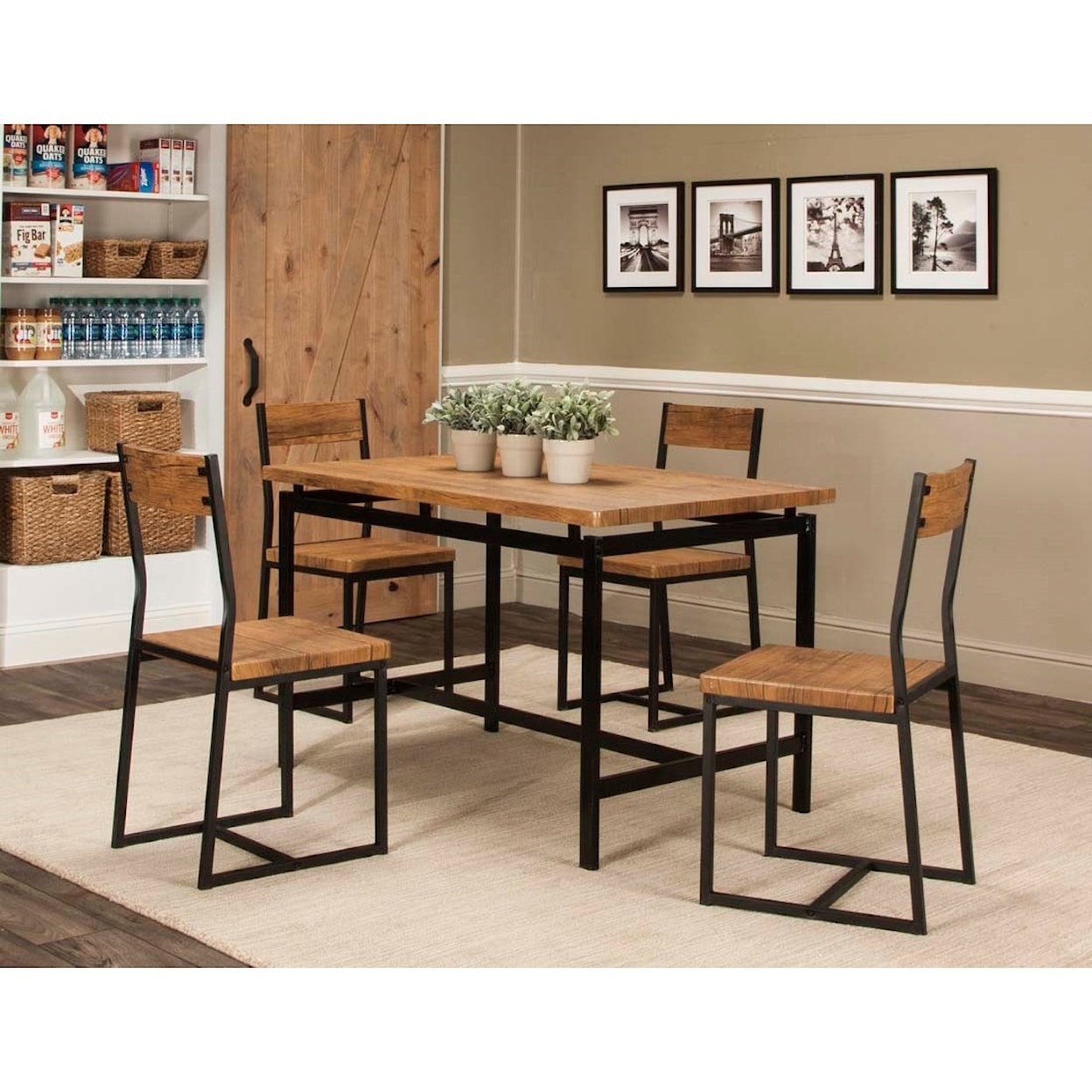 Cramco, Inc Adler 5-Piece Table and Chair Set