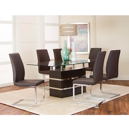 7-Piece Table and Chair Set