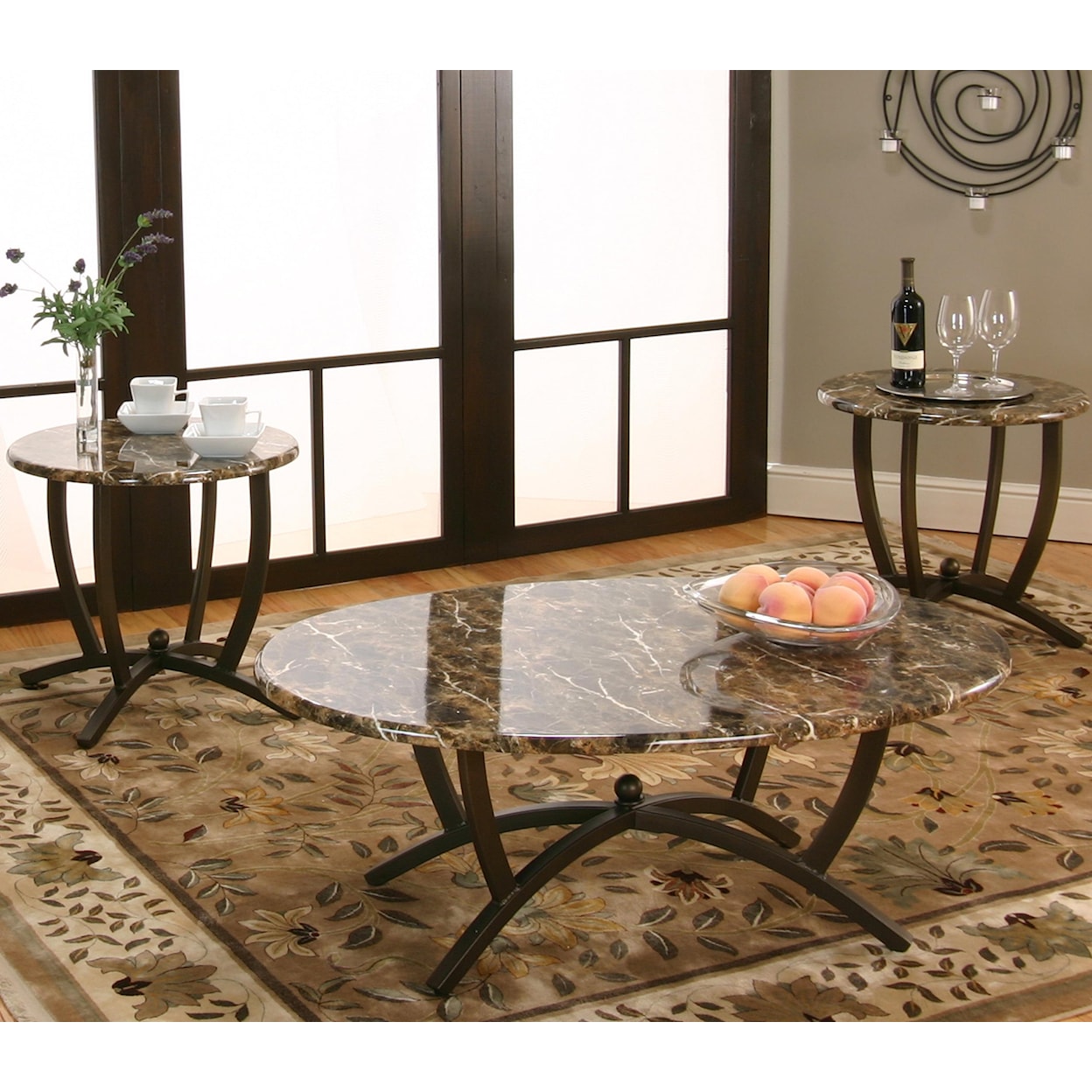 Cramco, Inc Atlas  3 Pack Occasional Tables