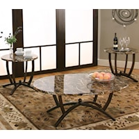 3 Pack Occasional Tables w/ Cocktail Table and 2 End Tables