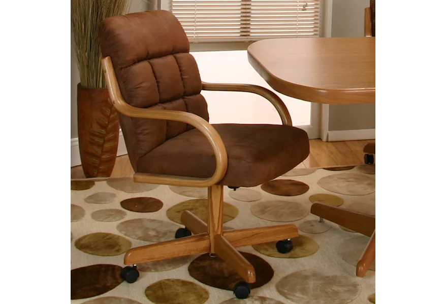 Cramco Motion - Atwood Cocoa Microsuede Chair by Cramco, Inc at Johnny Janosik