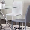 Cramco, Inc Capri Light Gray Polyurethane Side Chair