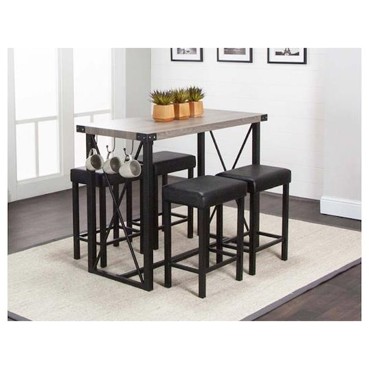 Cramco, Inc Clary Clary 5-Piece Pub Dining Set