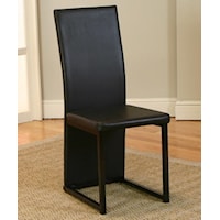 Contemporary Black Side Chair