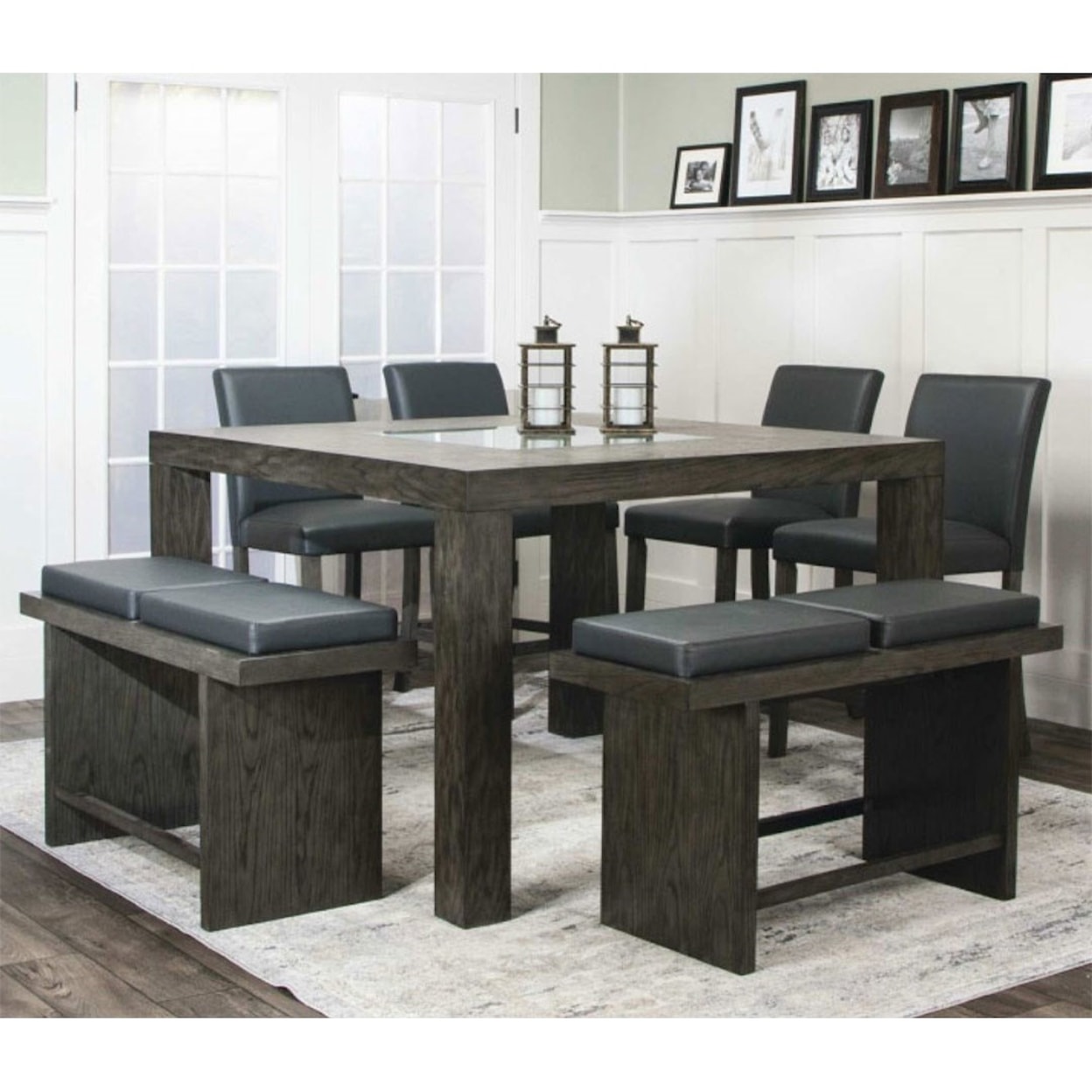 Cramco, Inc Cougar 7pc Dining Room Group