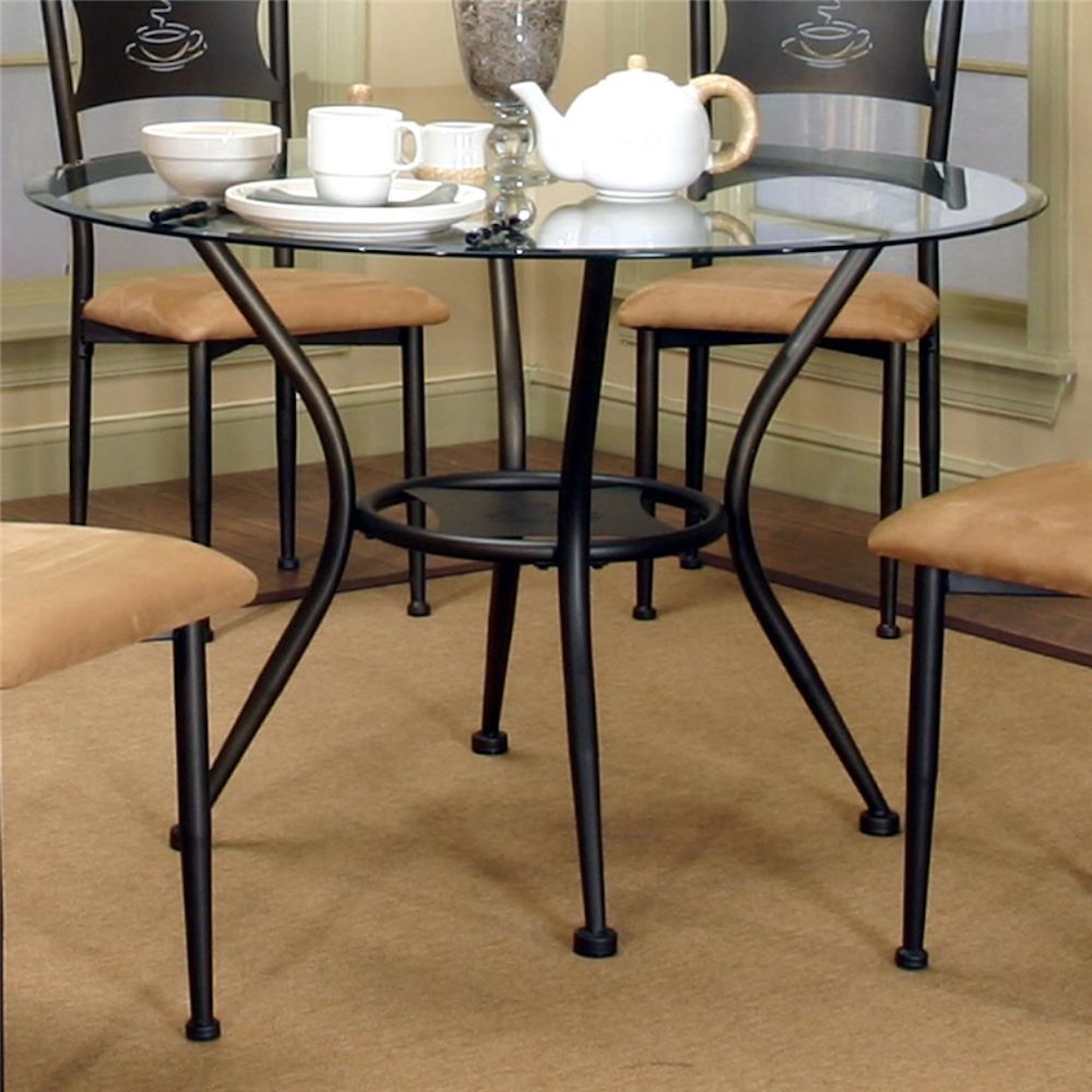 Cramco, Inc Cramco Trading Company - Maxwell Glass Top Dining Table