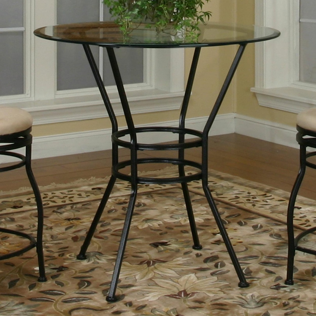 Cramco, Inc Cramco Trading Company - Starling Round Glass Pub Table