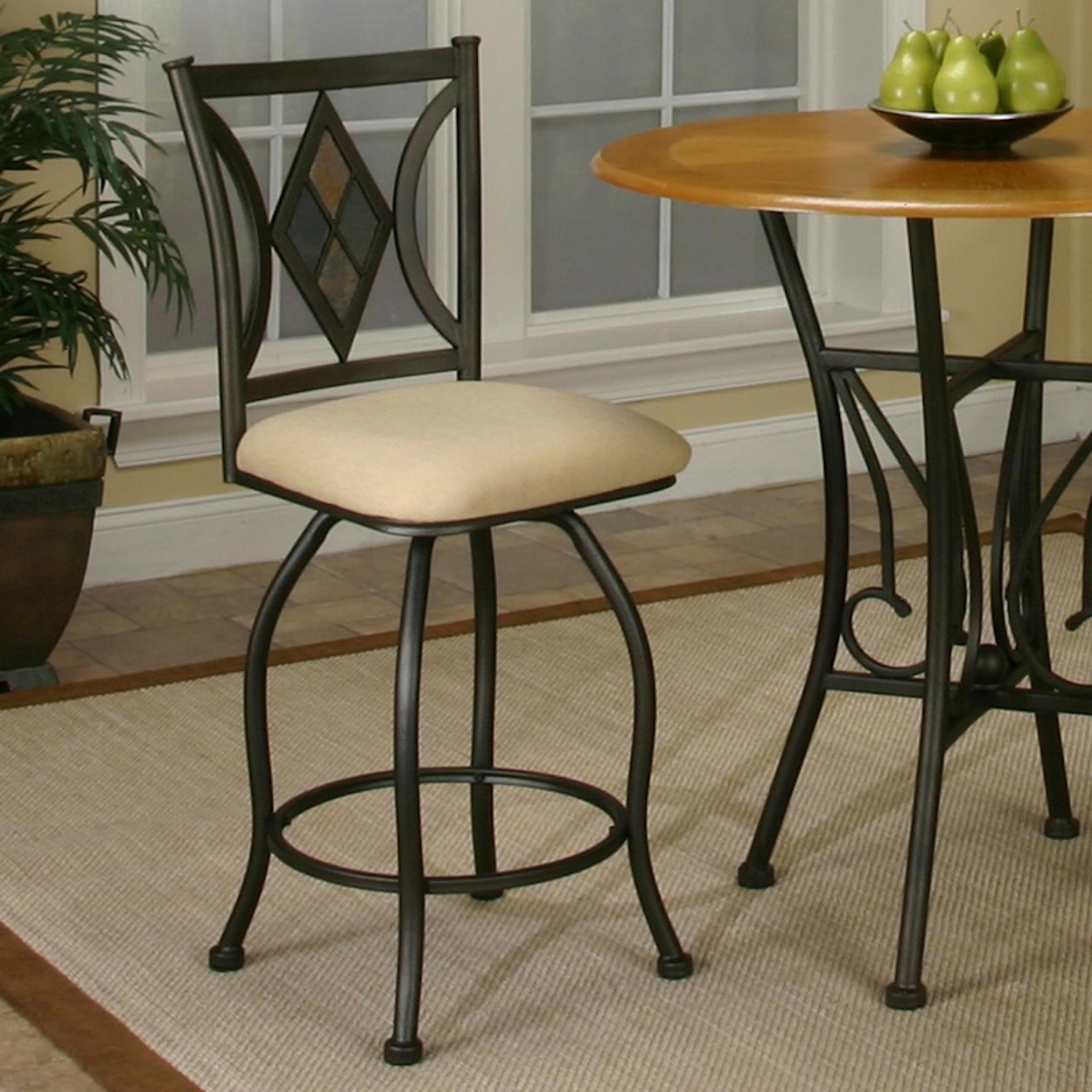 Cramco, Inc Cramco Trading Company - Dart Herringbone 24" Counter Stool