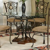 Dining Table with Glass Top