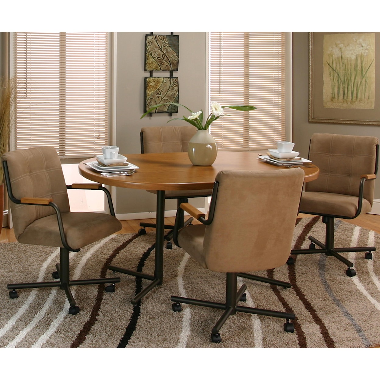 Cramco, Inc Cramco Motion - Dillon  5pc Dining Room Group