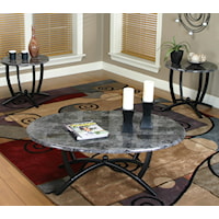 3 Pack Occasional Set w/ Faux Marble Tops