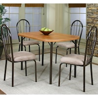 5 Piece Table and Side Chairs Set