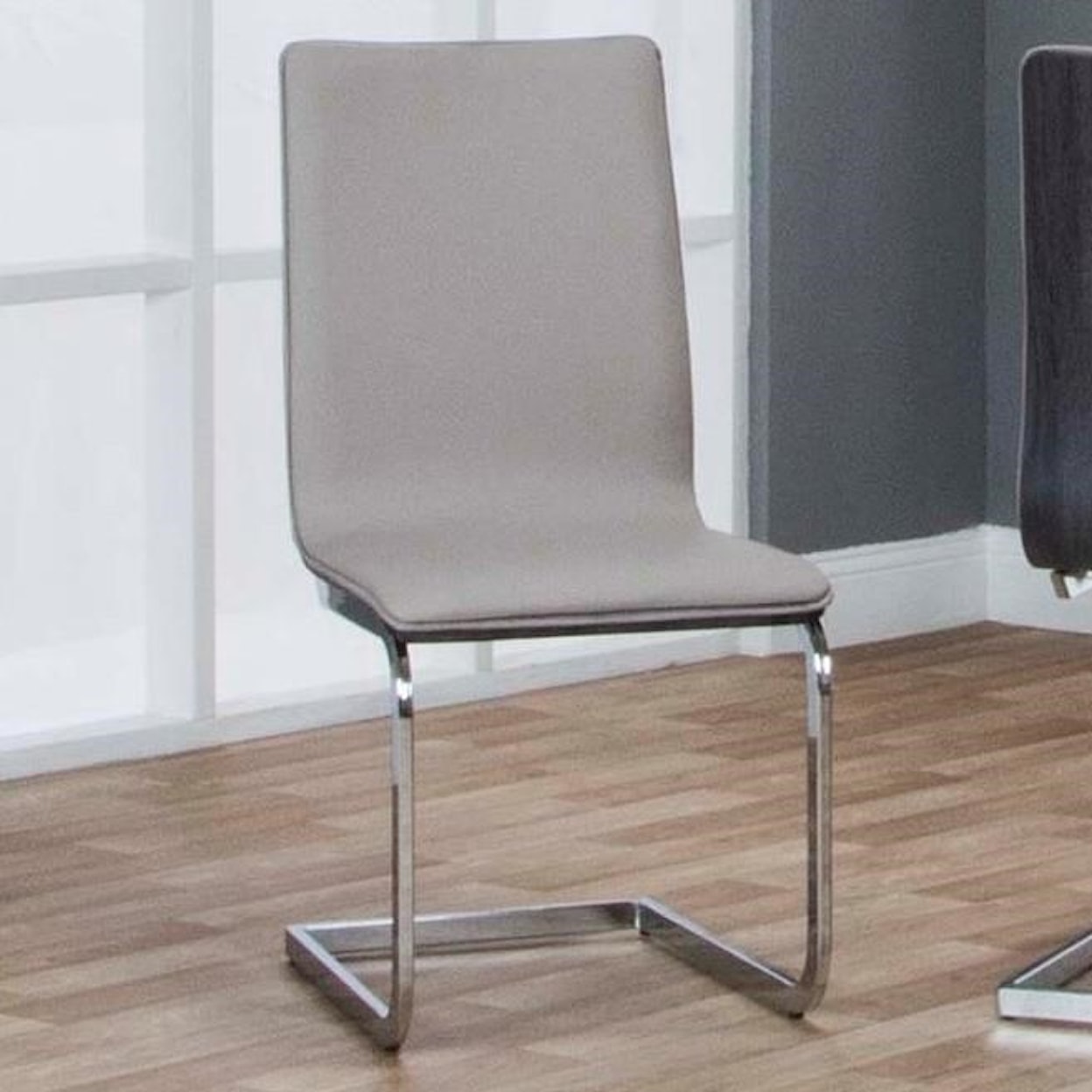 Cramco, Inc Holden Champagne/Charcoal Woodgrain Side Chair