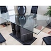 Cramco, Inc Holden Dining Table with Glass Top