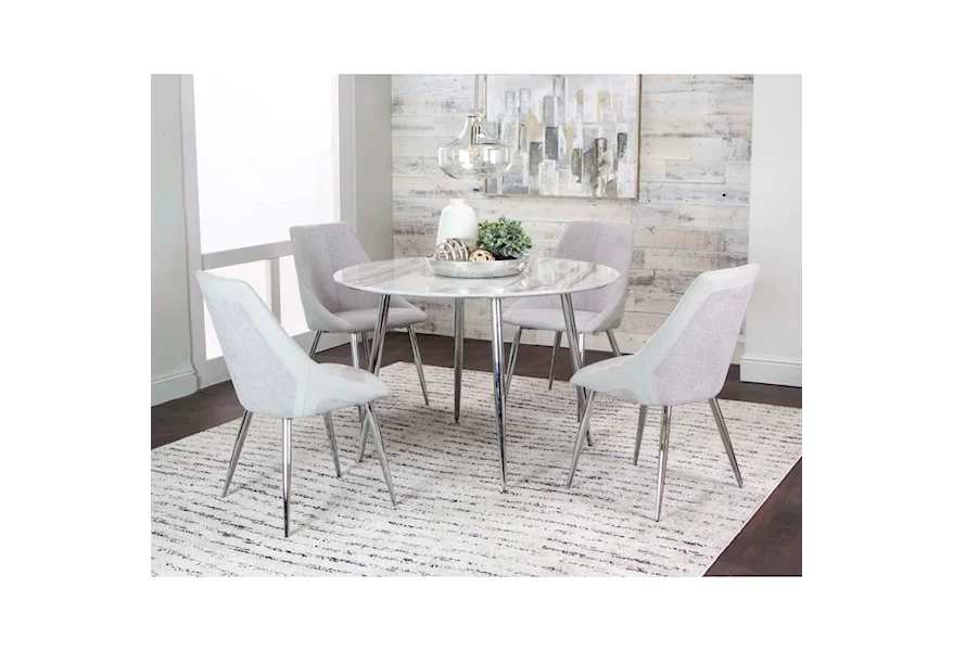 Elsa 5 Piece Dining Set by Cramco, Inc at Morris Home