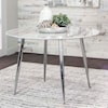 Cramco, Inc Idina Round Marble Kitchen Table