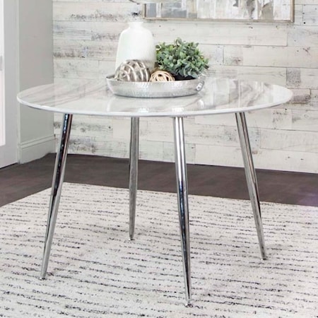 Round Marble Kitchen Table