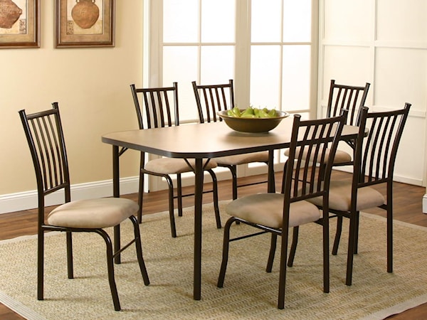 7 Piece Table and Chairs Set