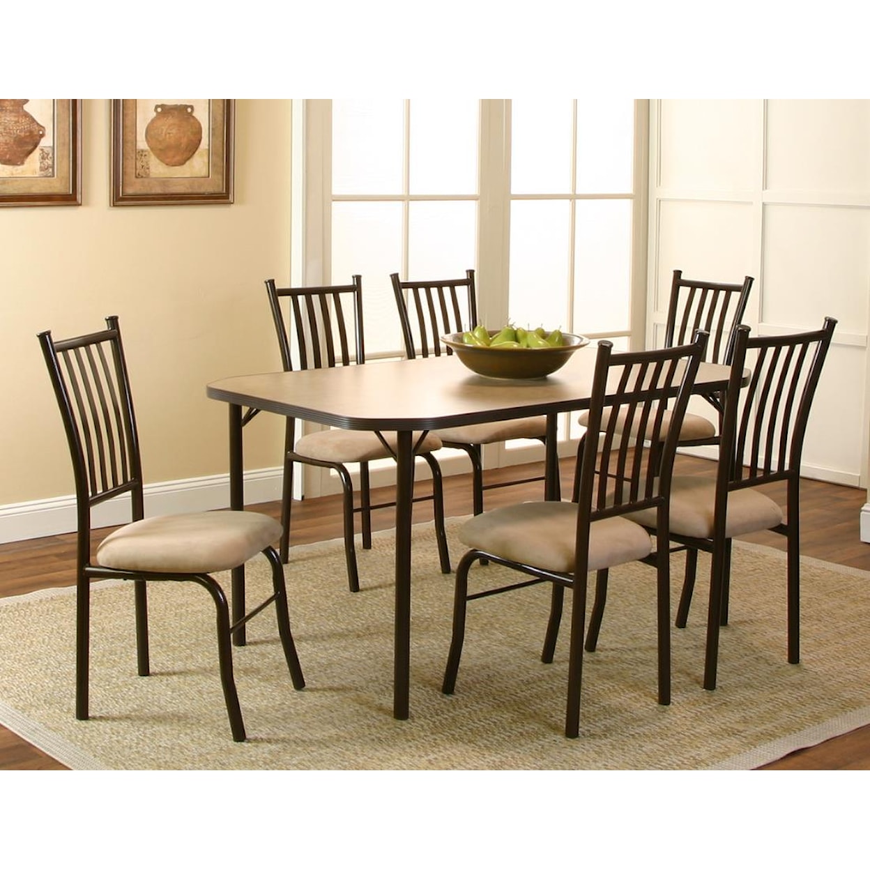 Cramco, Inc Jacey 7 Piece Table and Chairs Set