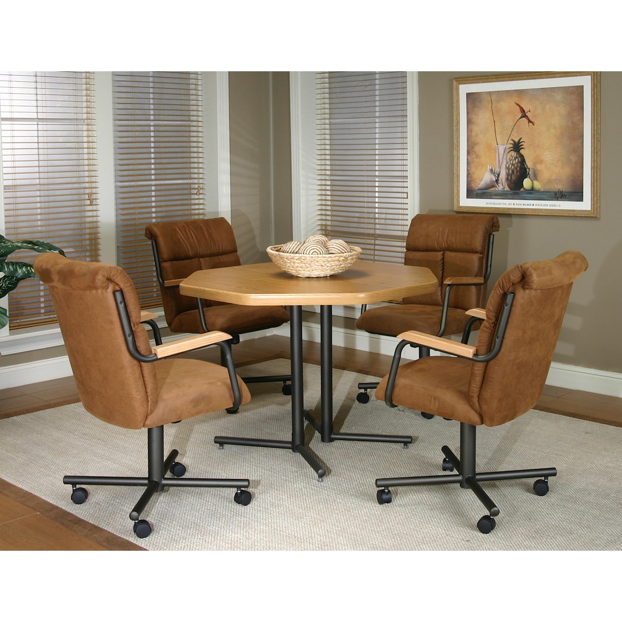 Cramco, Inc Landon Dining Chair with Casters