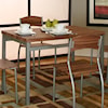 Cramco, Inc Lark Platinum/Acacia Veneer Table