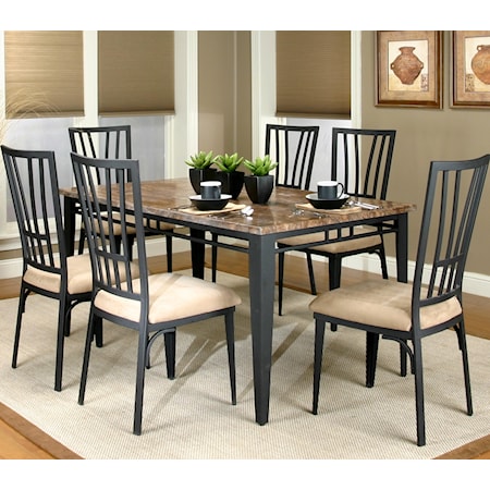 Table and Chair 7 Piece Set