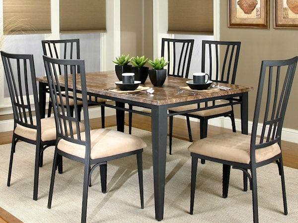 Table and Chair 7 Piece Set