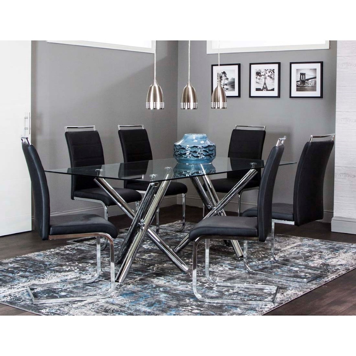 Cramco, Inc Mantis 7-Piece Table and Chair Set