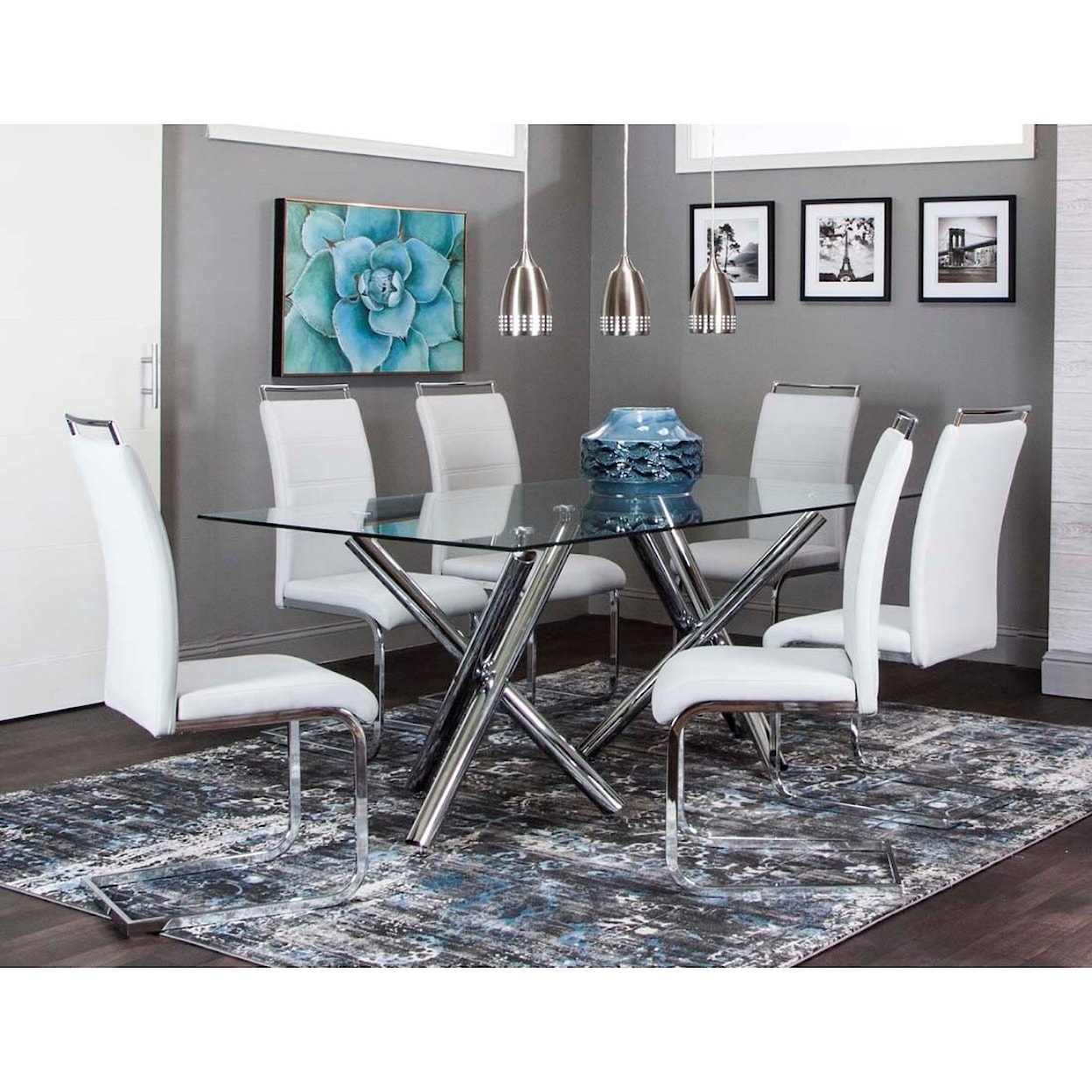 Cramco, Inc Mantis 7-Piece Table and Chair Set