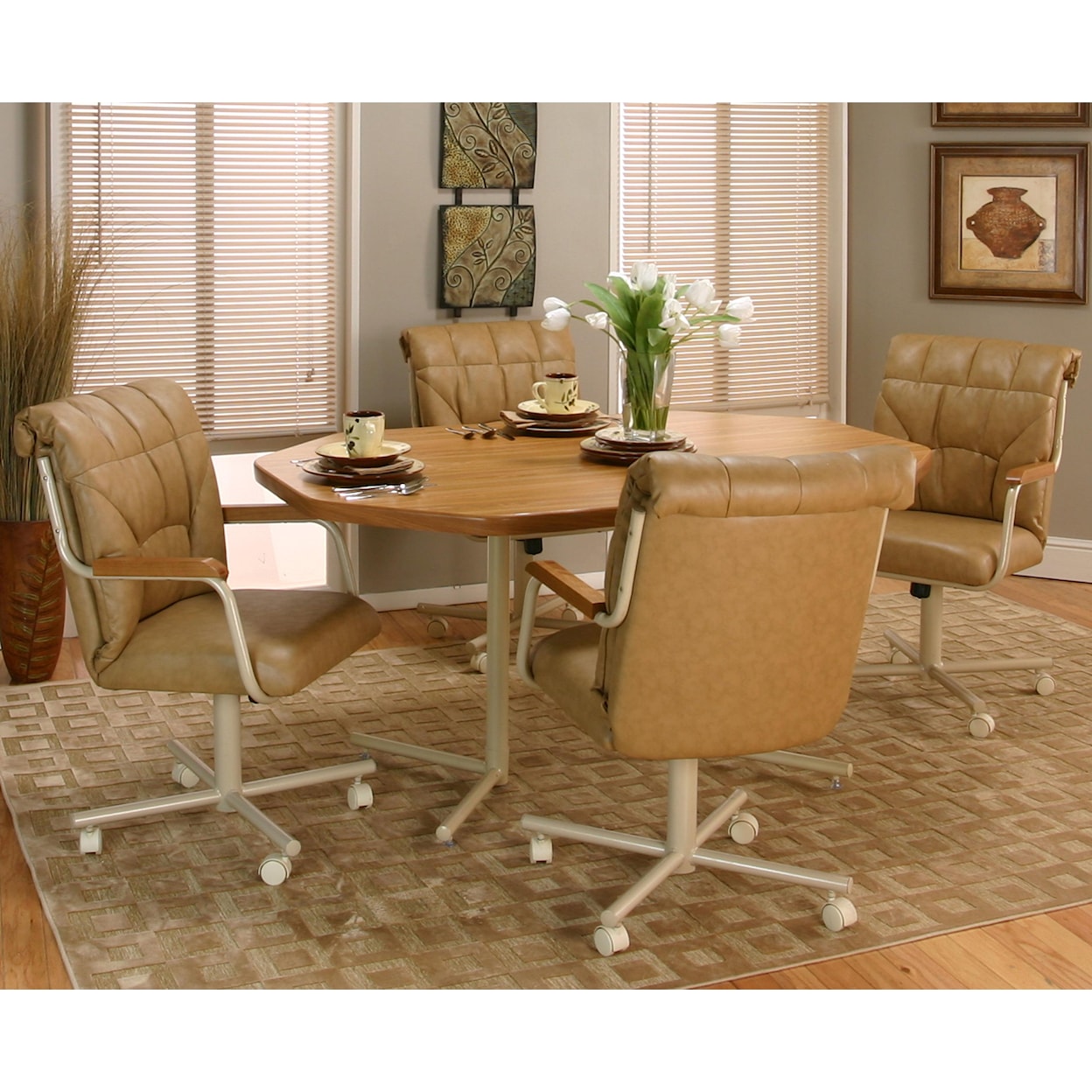 Cramco, Inc Cramco Motion - Marlin Five Piece Dining Set