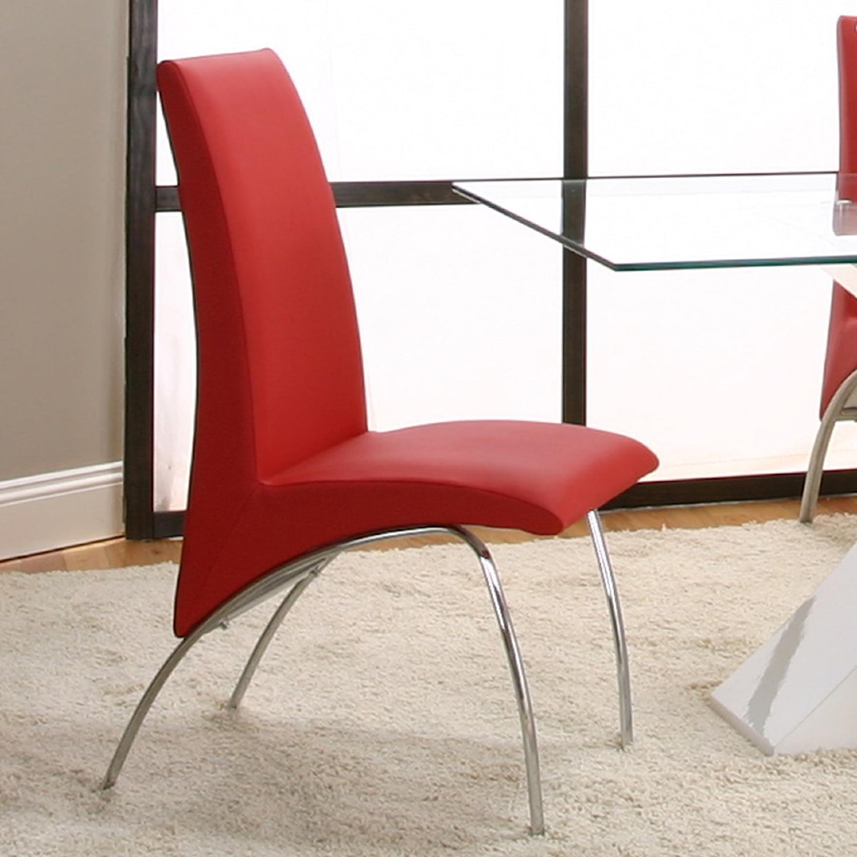 Cramco, Inc Mensa Red Side Chair