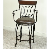 Bar Swivel Stool with Oval Design