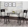 Cramco, Inc Nero 3-Piece Table and Chair Set