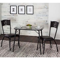 3-Piece Table and Chair Set