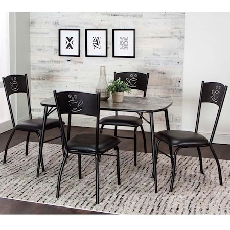 5-Piece Table and Chair Set