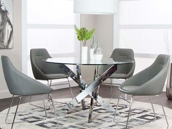 5-Piece Table and Chair Set