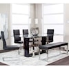 Cramco, Inc Olympia Glass Top Dining Table