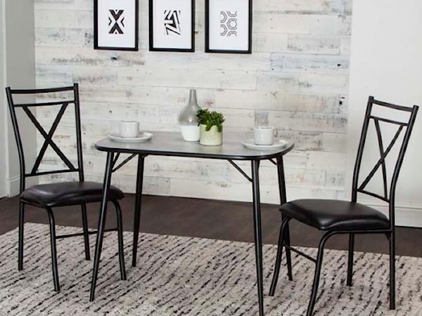 3-Piece Table and Chair Set