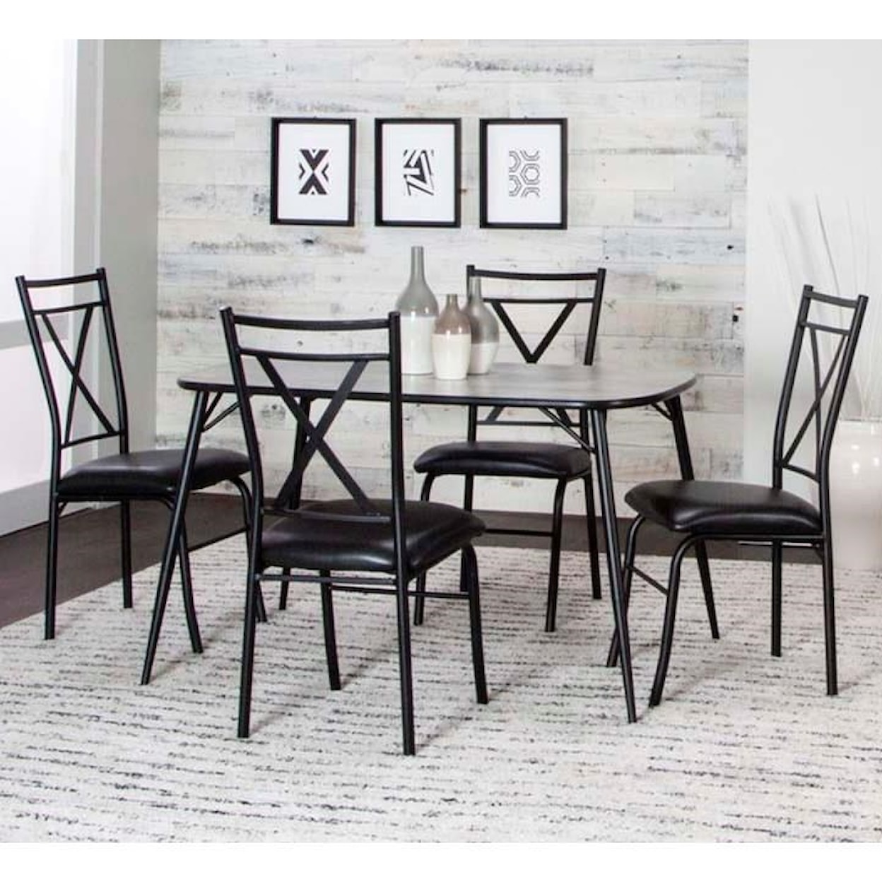 Cramco, Inc Parx 5-Piece Table and Chair Set