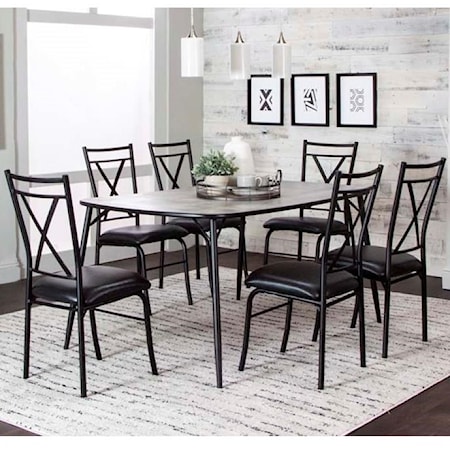 7-Piece Table and Chair Set