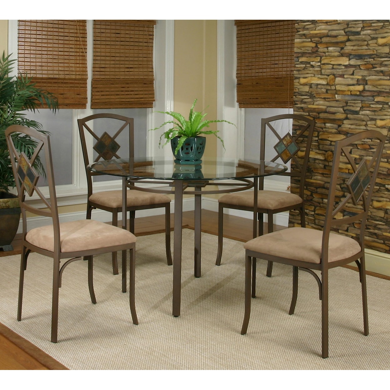 Cramco, Inc Cramco Trading Company - Piazza  Table and Chairs Set